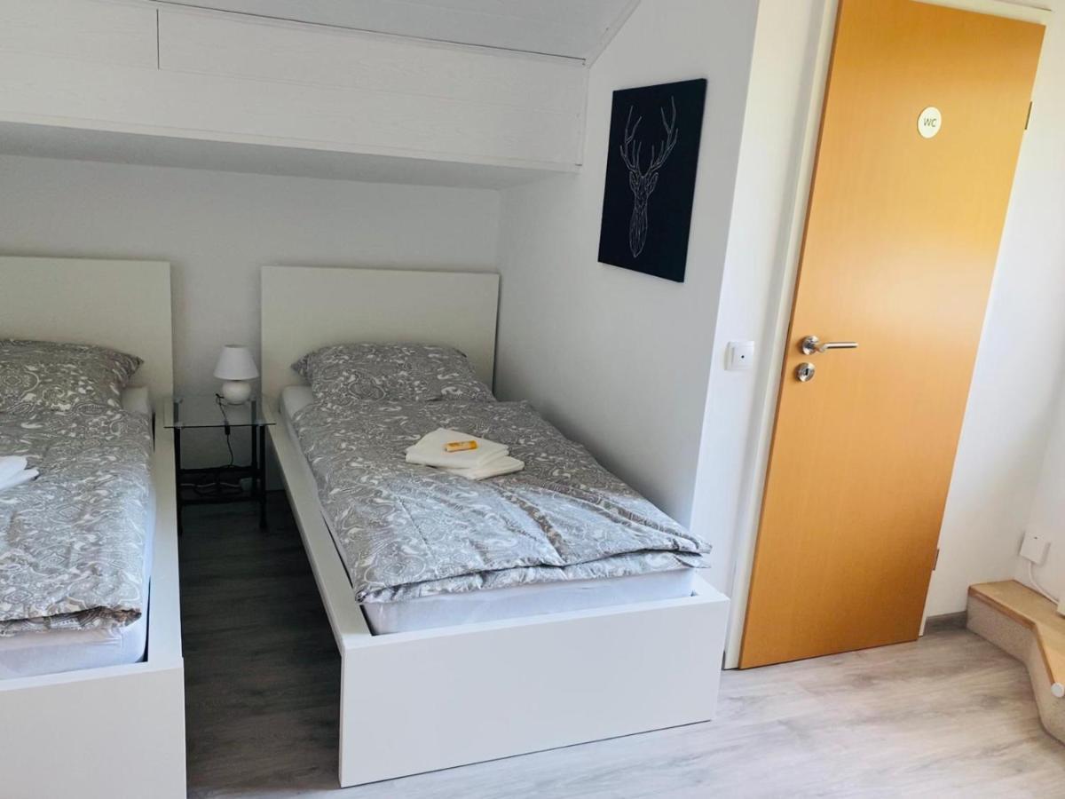 Pension Platzhirsch Mücke Buitenkant foto