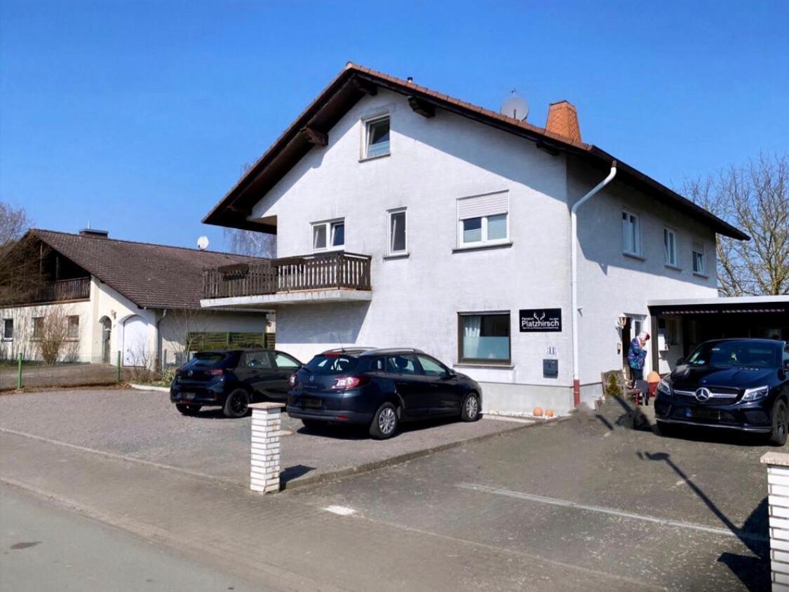 Pension Platzhirsch Mücke Buitenkant foto