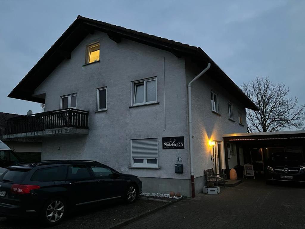 Pension Platzhirsch Mücke Buitenkant foto