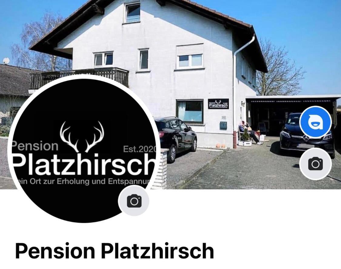 Pension Platzhirsch Mücke Buitenkant foto