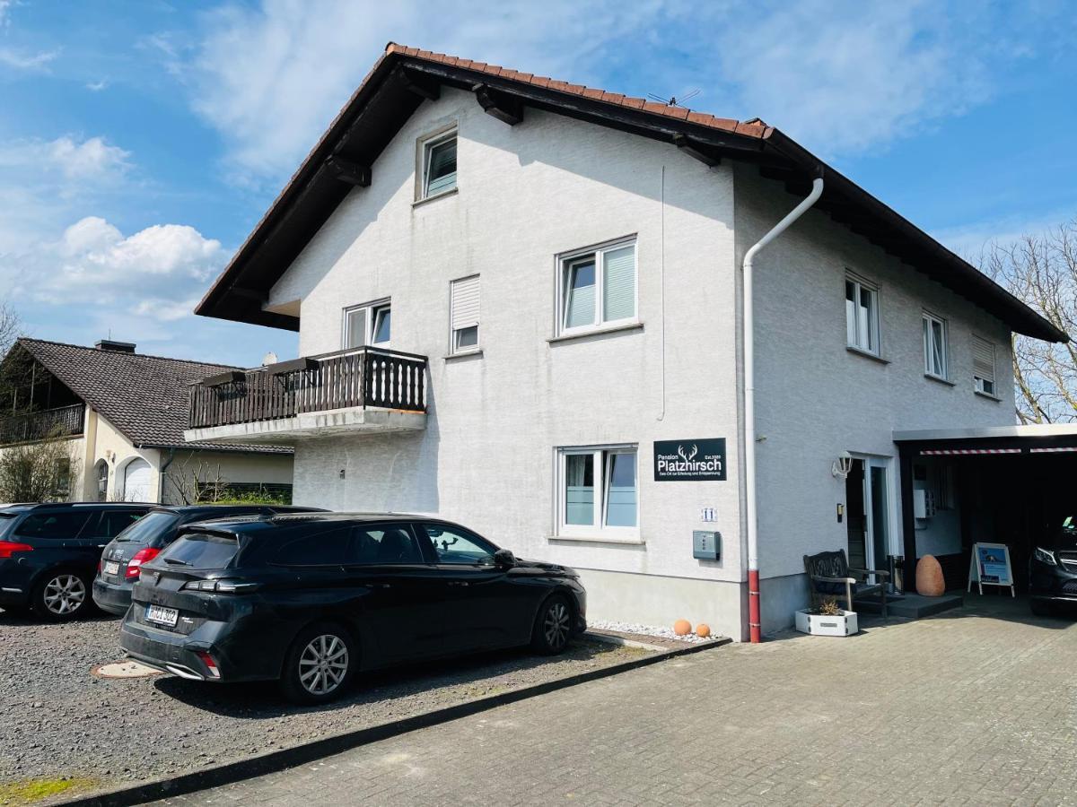Pension Platzhirsch Mücke Buitenkant foto